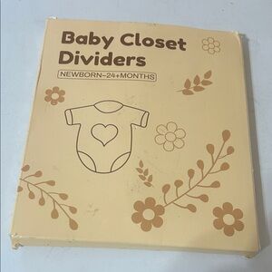 Baby Closet Dividers Newborn- 24+Months